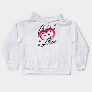 Cat's Love Kids Hoodie